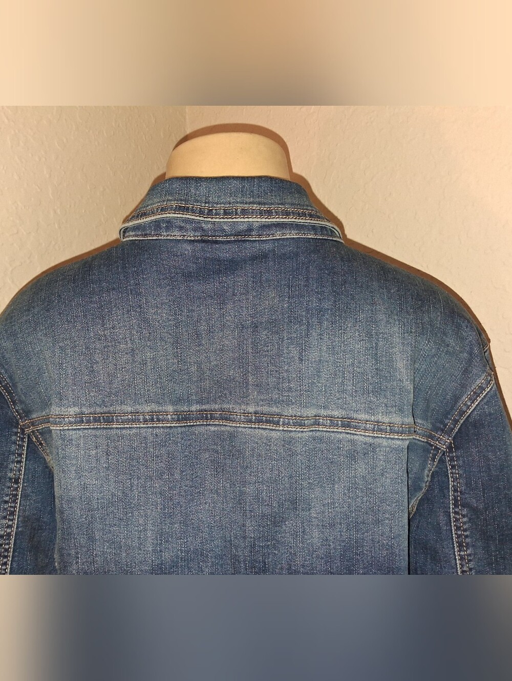 CROWN & IVY SUPER CUTE FLOMINGO JEAN JACKET SZ XLG - Picture 7 of 7
